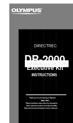 Olympus DIRECTREC DR-2000 Petunjuk Manual