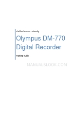 Olympus dm-770 Podręcznik szkoleniowy