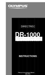 Olympus DR 1000 - Directrec Dictation Kit Instrukcja obsługi