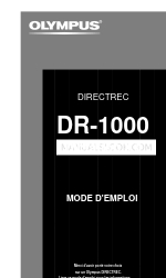 Olympus DR 1000 - Directrec Dictation Kit Instrukcje użytkowania