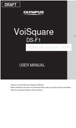 Olympus DS-F1 Manual do utilizador