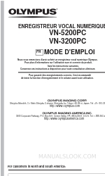 Olympus VN-3200PC (francês) Mode D'emploi