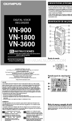 Olympus VN-3600 (스페인어) 사용 설명서