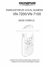 Olympus VN-7200 (Francese) Mode D'emploi