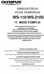 Olympus WS 110 - 256 MB Digital Voice Recorder (Francés) Mode D'emploi