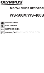 Olympus WS-500M Manual de instrucciones