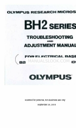Olympus B2-BDS-2 Handbuch zur Fehlersuche und -anpassung