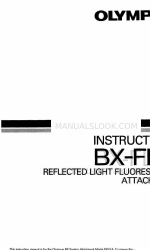 Olympus BX-FLA Petunjuk Manual