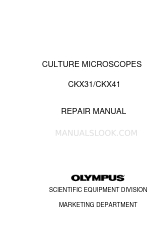 Olympus CKX31 Manuale di riparazione