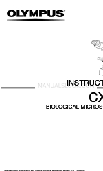 Olympus CX31 Manual de instrucciones