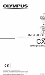 Olympus CX33 Petunjuk Manual