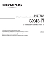 Olympus CX43-RFAB Instrukcja obsługi