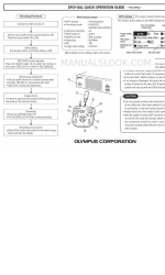 Olympus DP21-SAL クイック・オペレーション・マニュアル