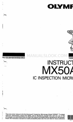 Olympus MX50A/T Instruction Manual