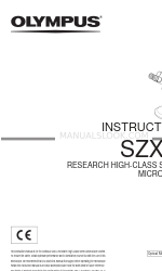 Olympus SZX16 Інструкція з експлуатації