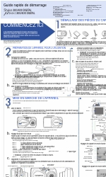 Olympus 300 Digital - Stylus 300 3.2 MP Digital Camera (Французский) Manual Rapide De Démarrage