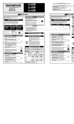 Olympus LI-60B Instructions