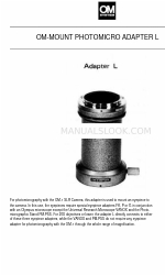 Olympus OM-MOUNT PHOTOMICRO ADAPTER L User Manual