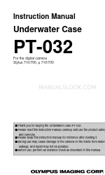 Olympus PT-032 Instruction Manual