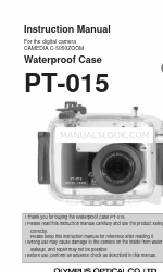 Olympus Waterproof Case PT-15 Buku Petunjuk