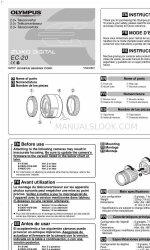 Olympus EC-20 - Zuiko DIGITAL Converter Инструкции