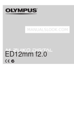 Olympus ED12mm f2.0 Instrukcja obsługi