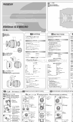 Olympus ED50mm f2.0 MACRO Istruzioni