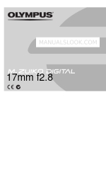 Olympus M. Zuiko Digital 17mm f2.8 Instructions Manual