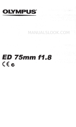 Olympus M. ZUIKO DIGITAL ED 75mm f1.8 Manuel d'instructions