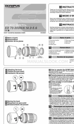 Olympus ZUIKO DIGITAL ED 70-300mm F4.0-5.6 Istruzioni