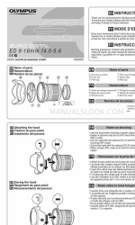 Olympus Zuiko Digital ED 9-18mm f4.0-5.6 Instructions