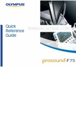 Olympus Aloka ProSound F75 Manual de consulta rápida