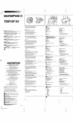 Olympus AF 50 Manual de instrucciones