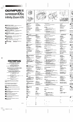 Olympus SuperZoom 105G Manual de instruções
