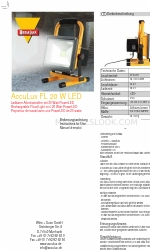 AccuLux FL 20 W LED Gebruiksaanwijzing