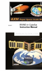 AXM Paper Space Scale Models IRVINE 01 CubeSat Gebrauchsanweisung