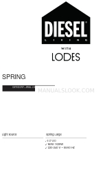 DIESEL LIVING LODES SPRING Large Handbuch