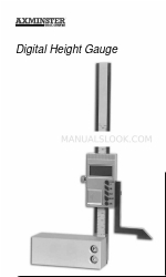 Axminster Digital Height Gauge Manuale d'uso