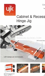 Axminster UJK Cabinet & Recess Hinge Jig Оригинальное руководство по эксплуатации