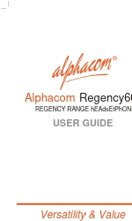 Alphacom Regency 605 Gebruikershandleiding