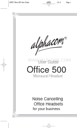 Alphacom Office 500 Manual do utilizador