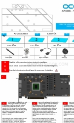 Alphacool Eisblock Aurora Plexi GPX-A 5700 XT NITRO Manuel