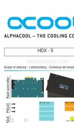 Alphacool HDX - 5 マニュアル