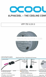 Alphacool VPP 755 V.3 Instrucciones de conexión