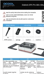 Alphacool Eisblock XPX Pro AM 4 クイック・スタート・マニュアル