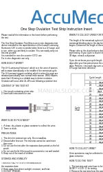 AccuMed 160401 Instructions