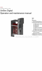 ABB UniSec Handbuch für Betrieb und Wartung