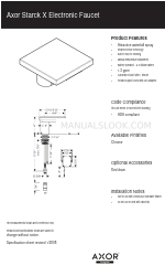 Axor 10170001 Specification Sheet