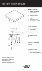 Axor 10180001 Specification Sheet