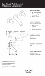 Axor 10313XX1 Specification Sheet